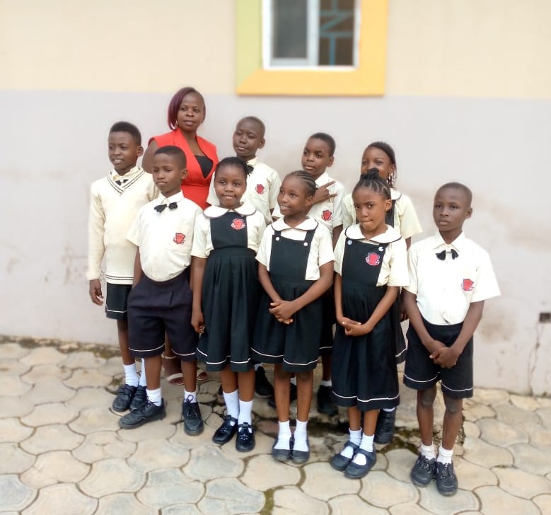 Highbreed Preschool class in Nigeria, Africa